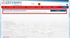 Desktop Screenshot of kincardine.net